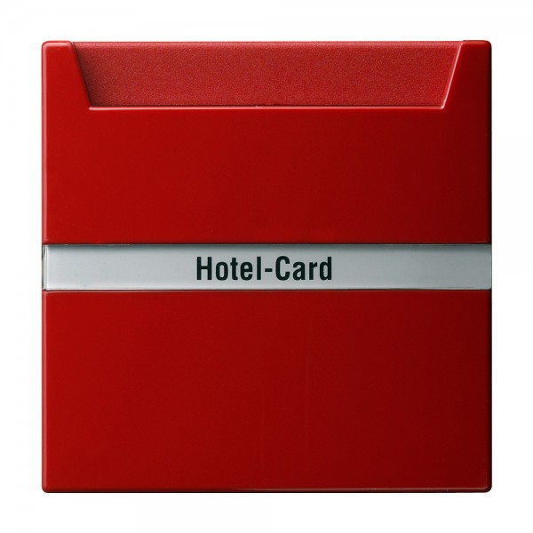 Gira 014043 Hotel-Card-Taster beleuchtbar mit Beschriftungsfeld S-Color Rot