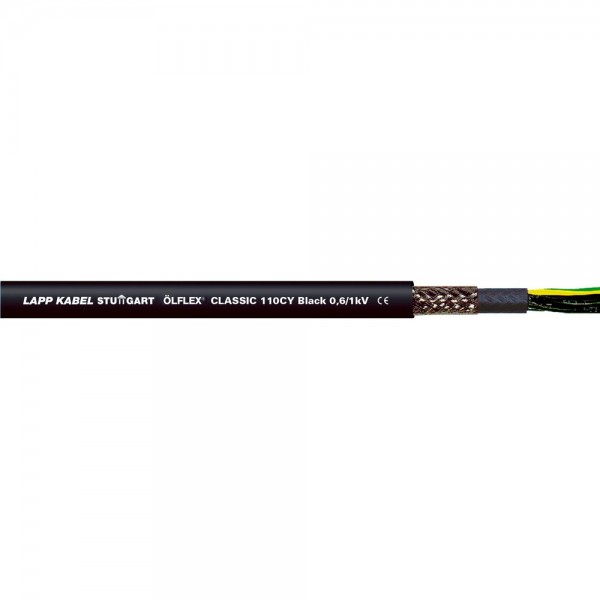 Lapp Kabel ÖLFLEX CLASSIC 110 CY BLACK 0,6/1kV 3x2,5mm² Steuerleitung 1121340 Meterware