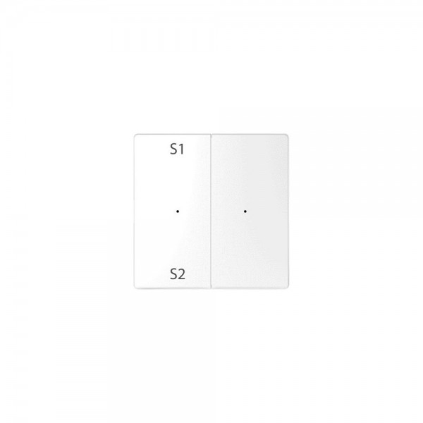 Merten MEG5226-6035 Wippe für Taster-Modul 2-fach (Szene1/2, blank) System Design lotosweiß