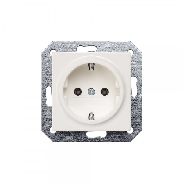 Siemens 5UB1511 Steckdose SCHUKO mit Krallen i-system titanweiß