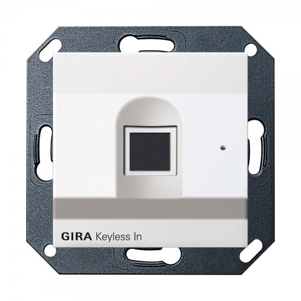 Gira 261703 Keyless In Fingerprint-Leseeinheit System 55 Reinweiß glänzend