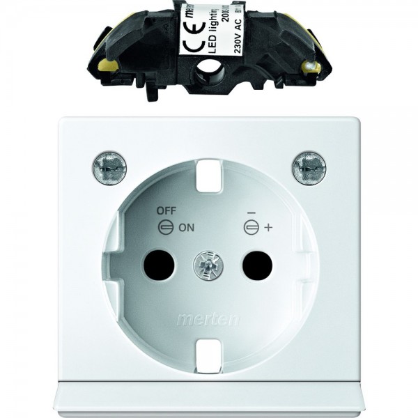 Merten MEG2334-0319 Erweiterungsset LED Beleuchtung System M polarweiß glänzend