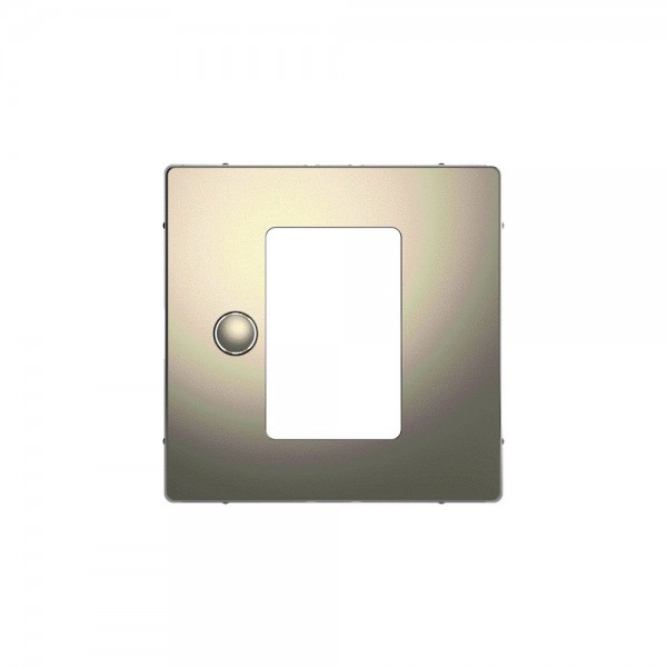Merten MEG5775-6050 Zentralplatte für Universal Temperaturregler System Design nickelmetallic