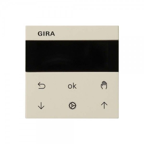 Gira 536601 System 3000 Jalousie- und Schaltuhr Display System 55 Cremeweiß glänzend