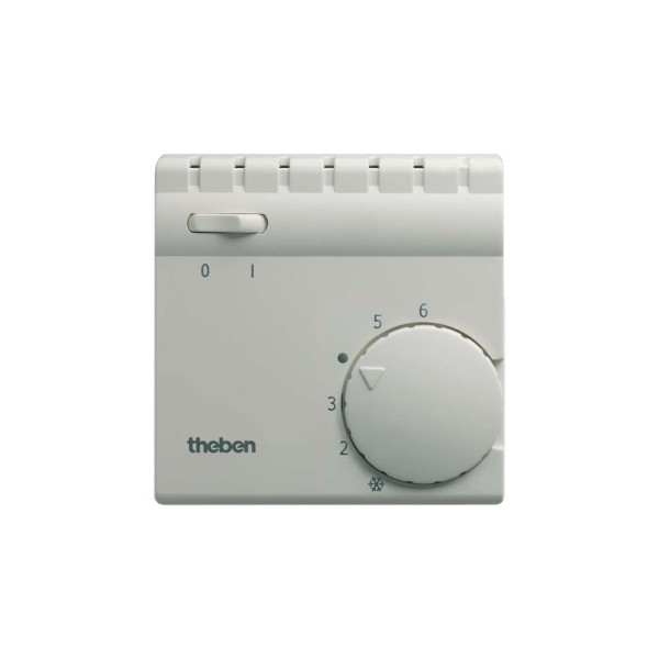Theben Ramses 705 Raum-Thermostat mechanisch 3-/4-Leiter Öffner 230–240 V AC weiß