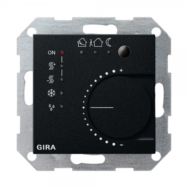 Gira 2100005 KNX Stetigregler System 55 Schwarz matt