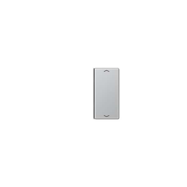 Jung A402TSAPAL Taste 2fach mit Symbolen Auf/Ab aluminium