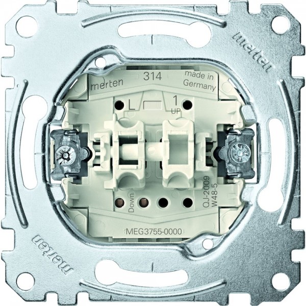 Merten MEG3755-0000 Rollladentaster-Einsatz 1-polg 10 A AC 250 V