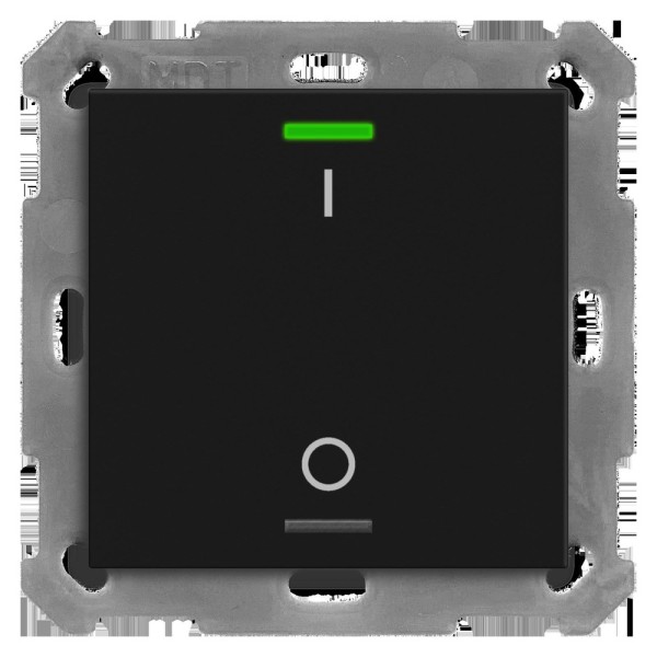 MDT technologies BE-TAL550106.B1 Taster Light 55 1-fach RGBW Schwarz matt