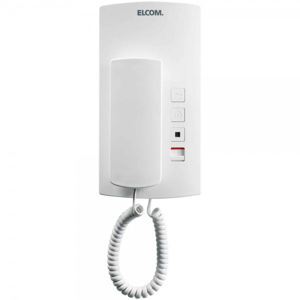 Elcom HAT-402 Haustelefon mit Hörer verkehrsweiß matt