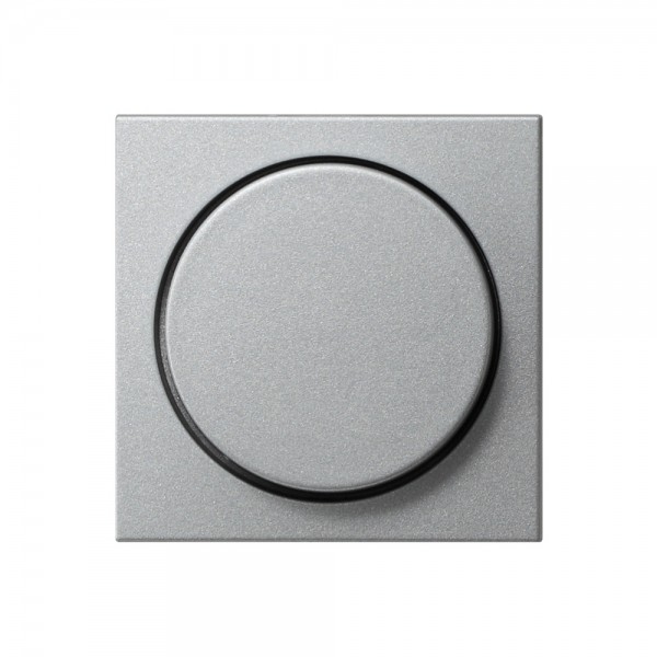 Gira 065026 Abdeckung mit Knopf für Dimmer System 55 Aluminium