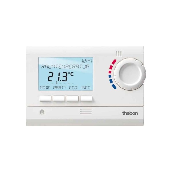 Theben RAMSES 833 top2 HF Set 2 Uhrenthermostat digital 7d mit Funksteuerung Batterieversion