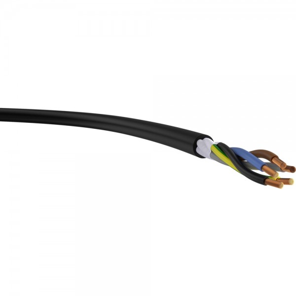 5 Stk Länge 4800 mm Netzleitung H05RN-F 2 x 0,75 qmm GB Kabel Stecker 