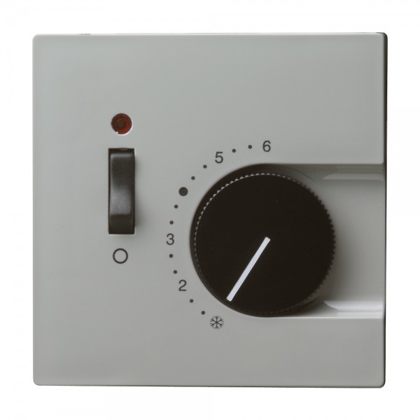 Gira 039242 Raumtemperaturregler 230/10 (4) A~ mit Öffner S-Color Grau