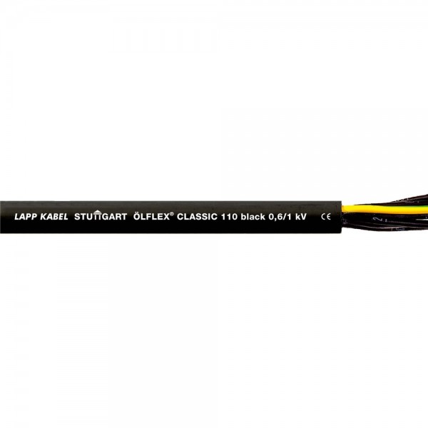 Lapp Kabel ÖLFLEX CLASSIC 110 BLACK 0,6/1kV 50x1,5mm² Steuerleitung 1120333 Meterware