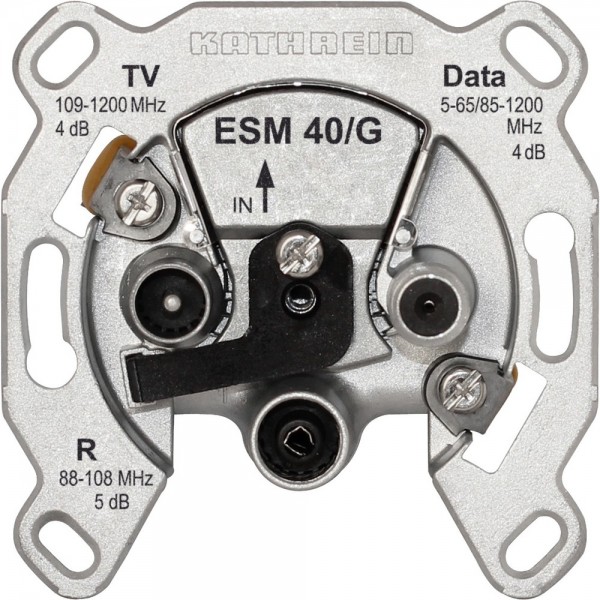 Kathrein ESM 40/G Modem-Steckdose (selektiv) 3-fach