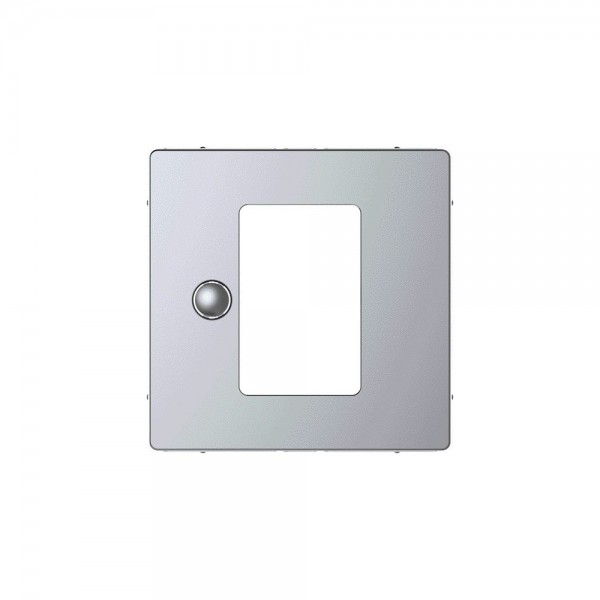 Merten MEG5775-6036 Zentralplatte für Universal Temperaturregler System Design edelstahl