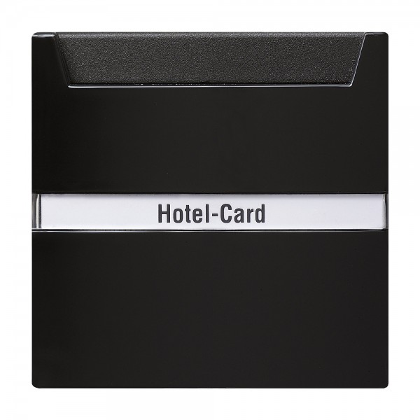 Gira 014047 Hotel-Card-Taster beleuchtbar mit Beschriftungsfeld S-Color Schwarz