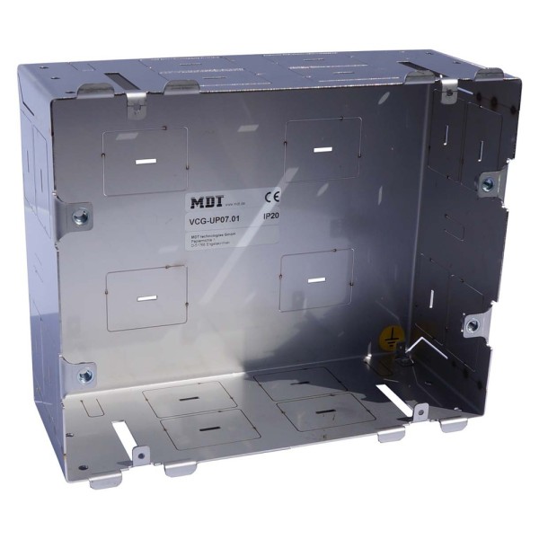 MDT technologies VCG-UP07.01 Unterputzdose aus Metall zum Wandeinbau 7“/17,7 cm