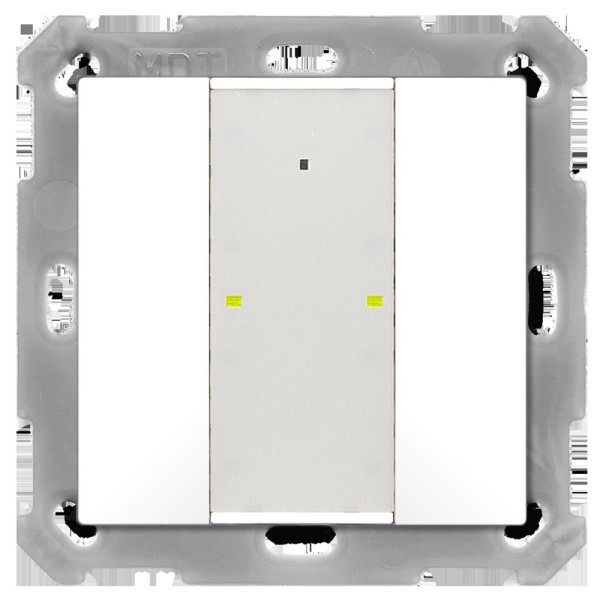 MDT technologies BE-TA55T2.02 Taster Plus TS 55 2-fach Reinweiß matt