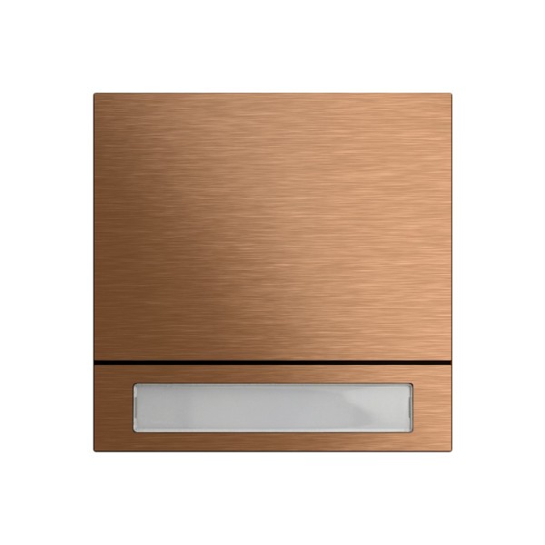 Gira 5531921 Ruftastenmodul System 106 1-fach Bronze