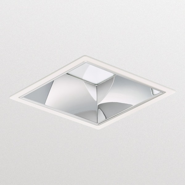 Philips LuxSpace Einbaudownlight 9.2W 1300lm 4000K Hochglanzreflektor 200x200mm IP20