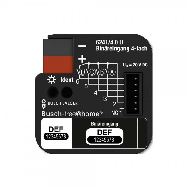 Busch-Jaeger 6241/4.0 U Binäreingang 4-fach UP