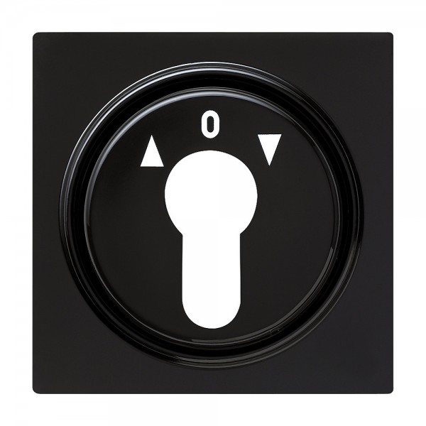 Gira 066447 Abdeckung für Schlüsselschalter S-Color Schwarz