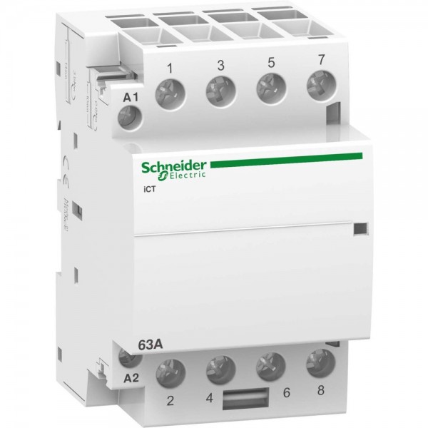 Schneider Electric A9C20864 Installationsschütz 4S 63A 220-240VAC