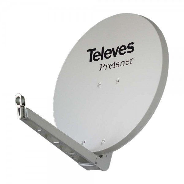 Televes S75QSD-W QSD-Line Offset Reflektor 75x85cm weiß