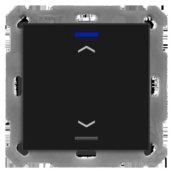 MDT technologies BE-TAL55T106.A1 Taster Light 55 1-fach RGBW Schwarz matt