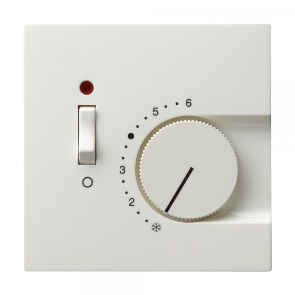 Gira 039240 Raumtemperaturregler 230/10 (4) A~ mit Öffner S-Color Reinweiß