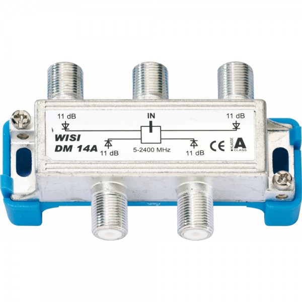 Wisi DM 14 A SAT-Verteiler 4-fach 5...2400 MHz 8...11,5 dB