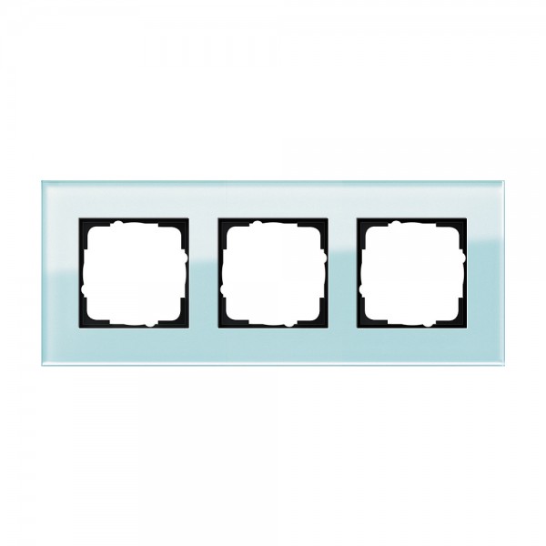 Gira 021318 Abdeckrahmen 3-fach Esprit Glas Mint