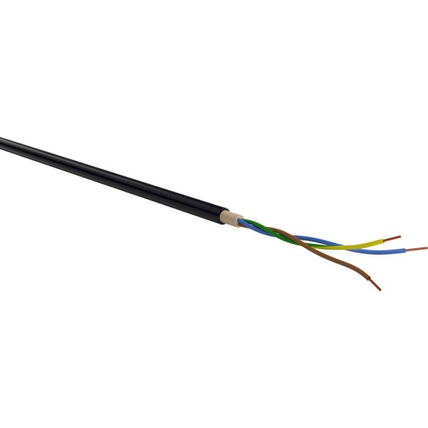 N2XH-J 3x1,5mm² RE Cca Erdkabel Starkstrom halogenfrei schwarz Meterware