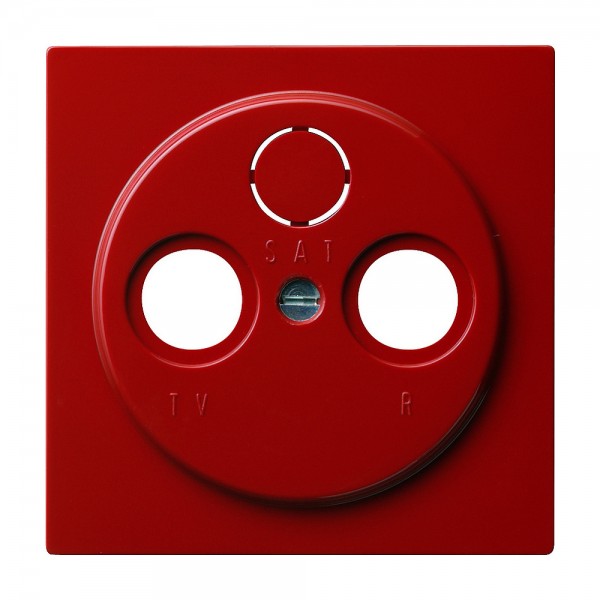 Gira 086943 Abdeckung Koaxial-Antennensteckdose S-Color Rot