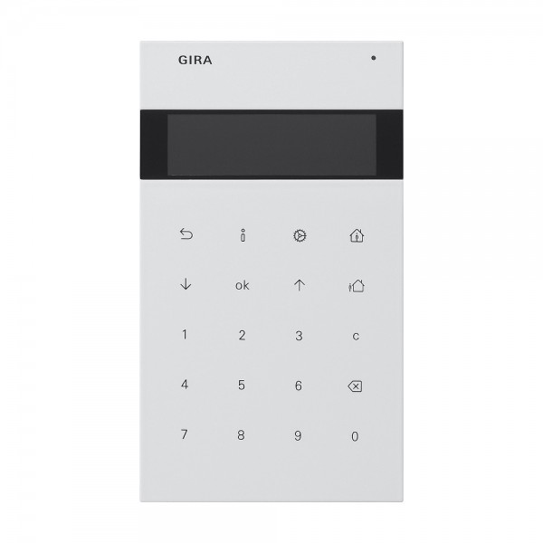 Gira 521216 Funk-Bedieneinheit Alarm Connect Reinweiß glänzend