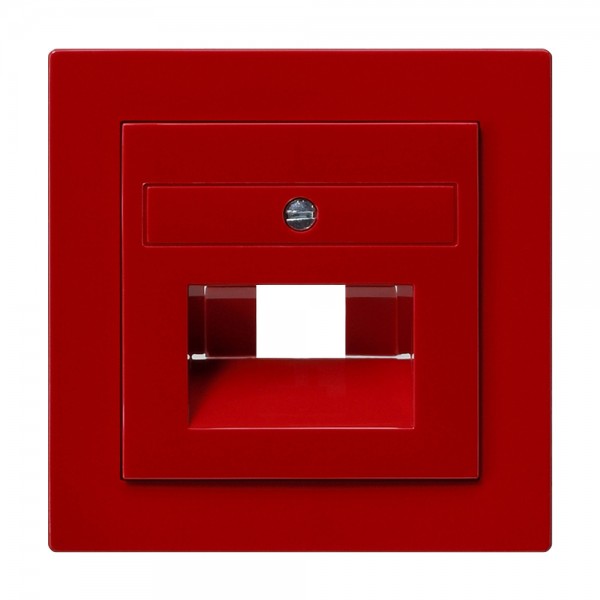 Gira 027043 Abdeckung für UAE/IAE und Netzwerk- Anschlussdose S-Color Rot