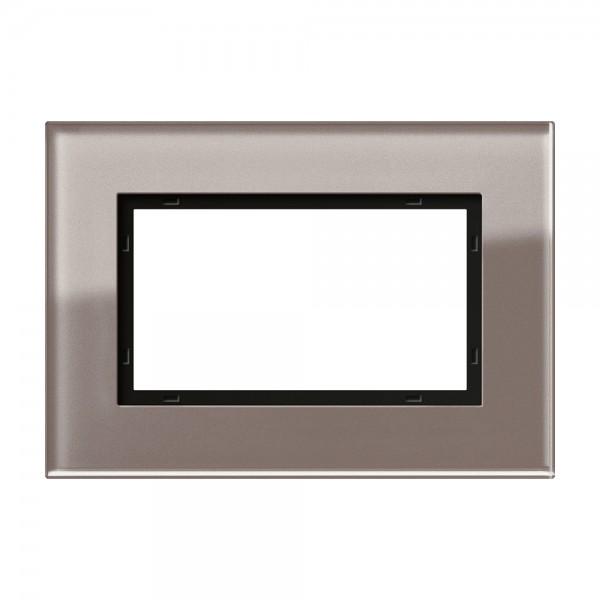 Gira 1001122 Abdeckrahmen 1,5-fach Esprit Glas Umbra