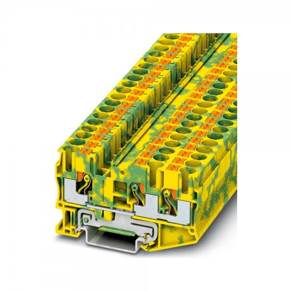 Phoenix Contact PT 6-TWIN-PE Schutzleiter-Reihenklemme 0,5-10mm² grün/gelb