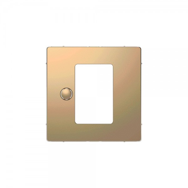 Merten MEG5775-6051 Zentralplatte für Universal Temperaturregler System Design champagnermetallic