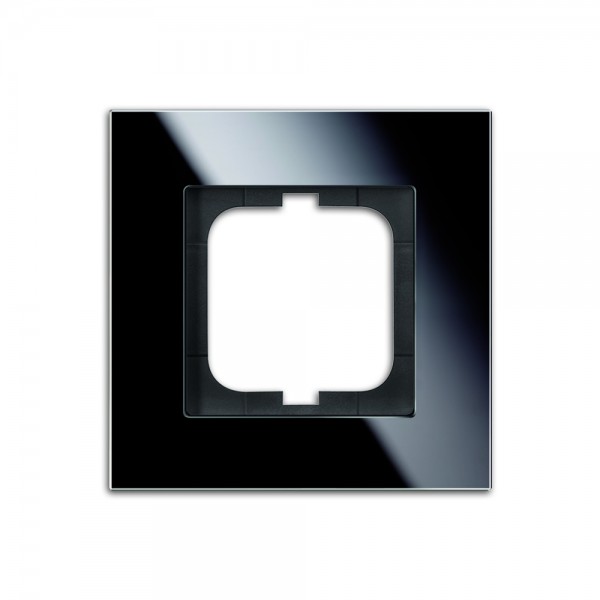 Busch Jaeger 1721-825 Abdeckrahmen 1-fach carat Glas schwarz