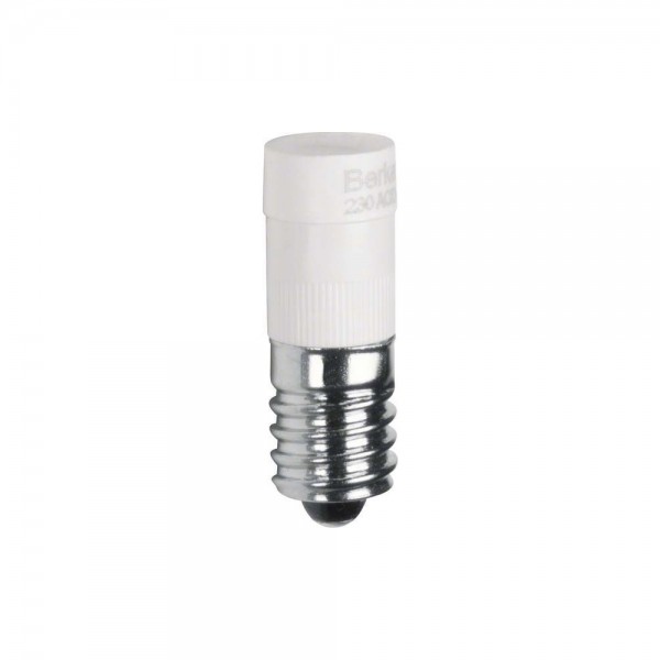 Berker 1678 LED-Lampe für Drucktaster und Lichtsignal E10 weiß