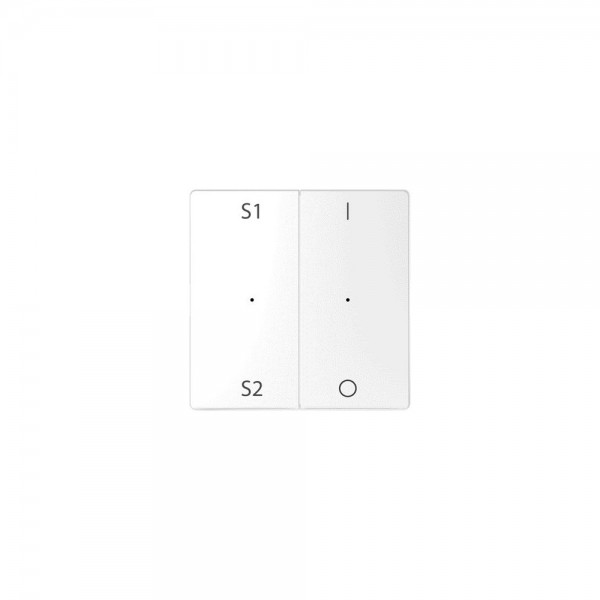 Merten MEG5228-6035 Wippe für Taster-Modul 2-fach (Szene1/2, 1/0) System Design lotosweiß