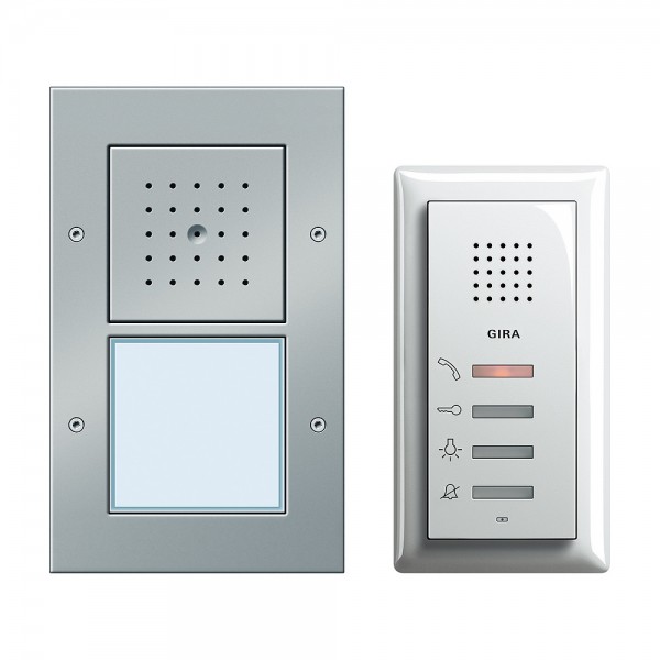 Gira 049543 Einfamlienhaus-Paket Audio Aluminium