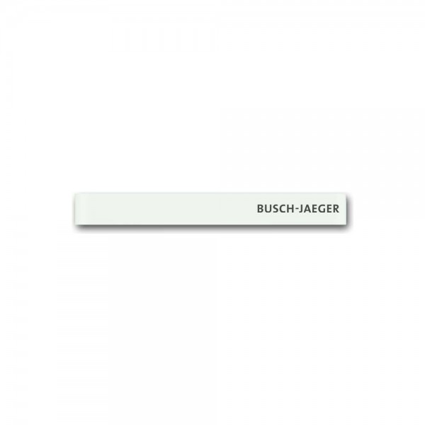 Busch Jaeger 6349-811-101 Abschlussleiste unten Busch-priOn weißglas