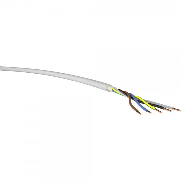 NYM-J 5x1,5mm² PVC Mantelleitung grau 100 Meter Ring, NYM-J, Installationsleitungen, Kabel und Leitung, Elektromaterial