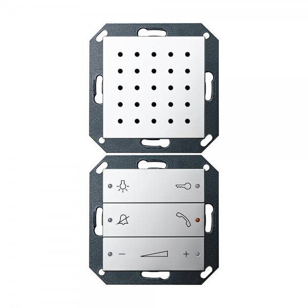 Gira 1280605 Wohnungsstation System 55 Chrom