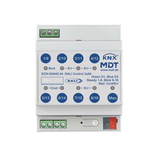 MDT technologies SCN-DA642.04 DALI Control 2x64 Gateway 4TE REG