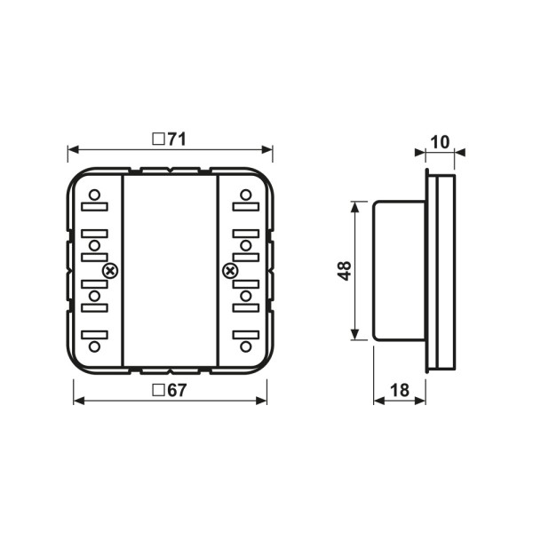 Jung CD5178TSM KNX Stetigregler-Modul 2fach